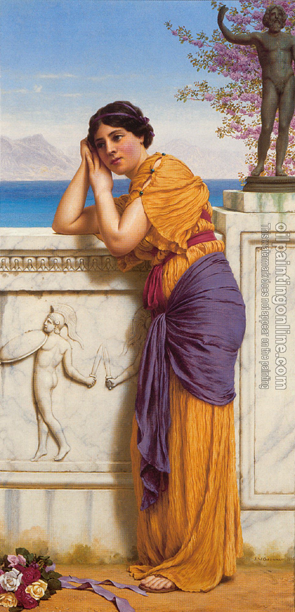 Godward, John William - Rich Gifts Wax Poor When Lovers Prove Unkind